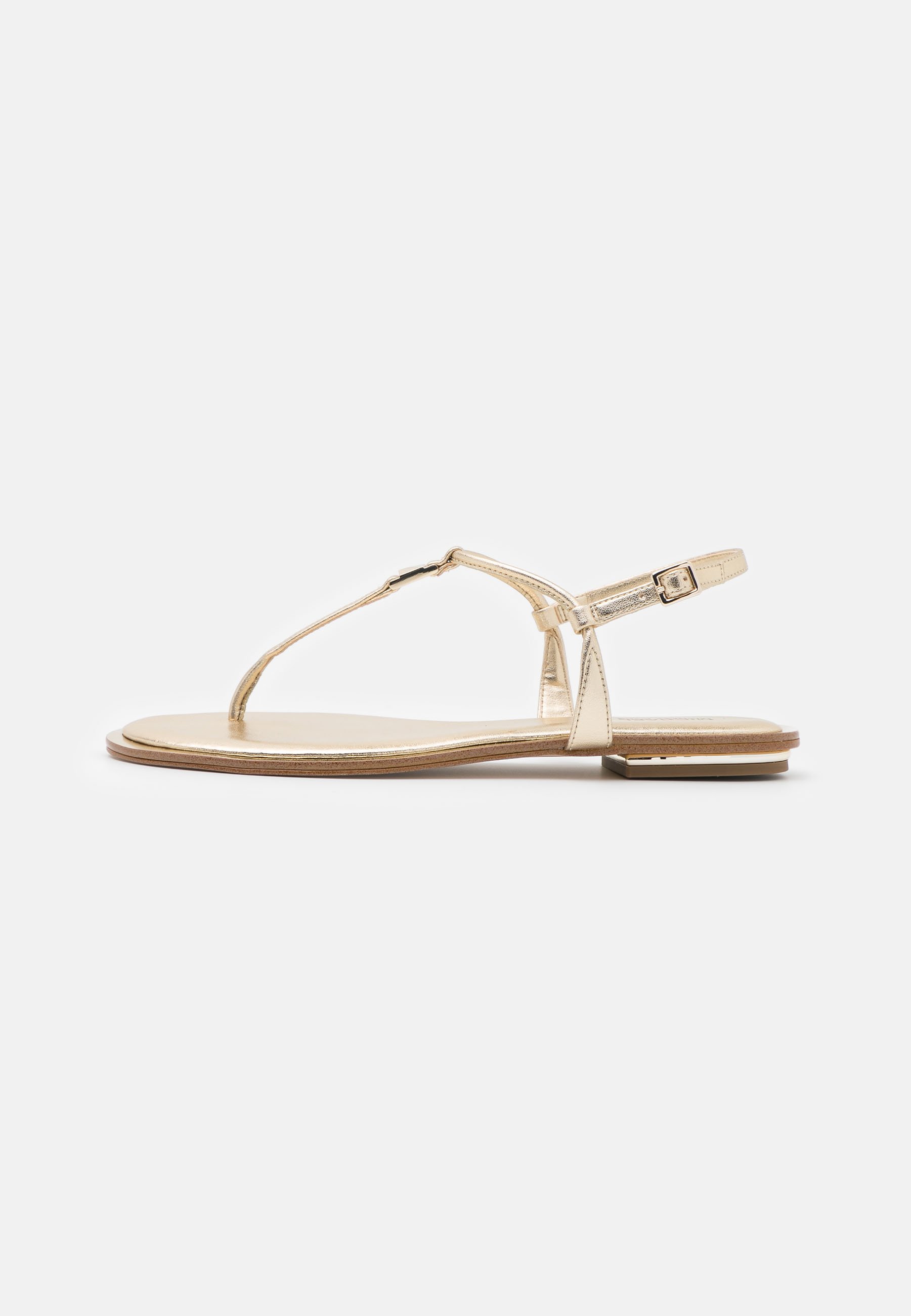 MICHAEL Michael Kors FANNING THONG - Sandalias de dedo - pale gold/dorado -  Zalando.es