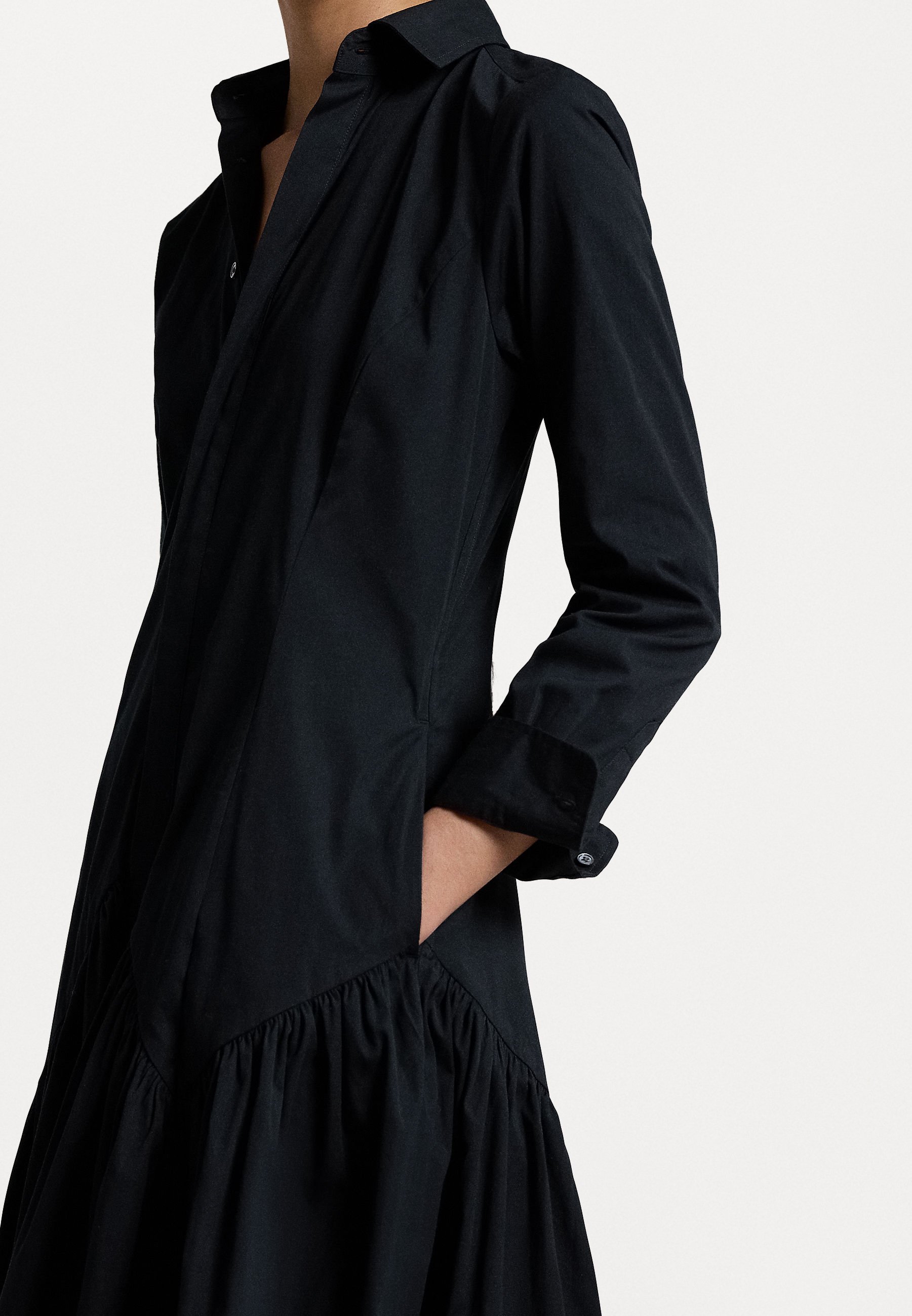 Polo Ralph Lauren SHIRRED YOKE OXFORD SHIRTDRESS - Maxikleid