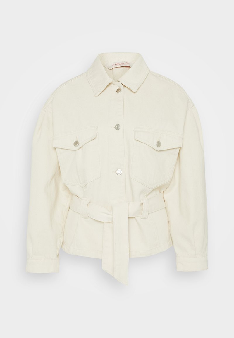 Only Petite Spijkerjas crème