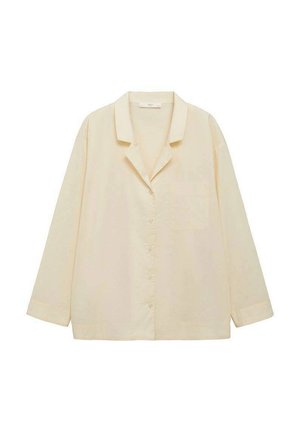 Kermanspunna pitkähihaista paitaa, jossa on kauluksessa lovi, edessä napitus ja yksi rintatasku. Valmistettu kevyestä kankaasta.