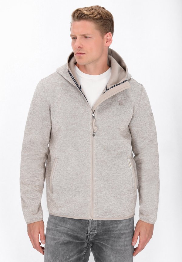 Fleecejacke - ivory melange