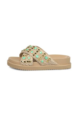 Alma en Pena, Ciabattine con tacco - beige