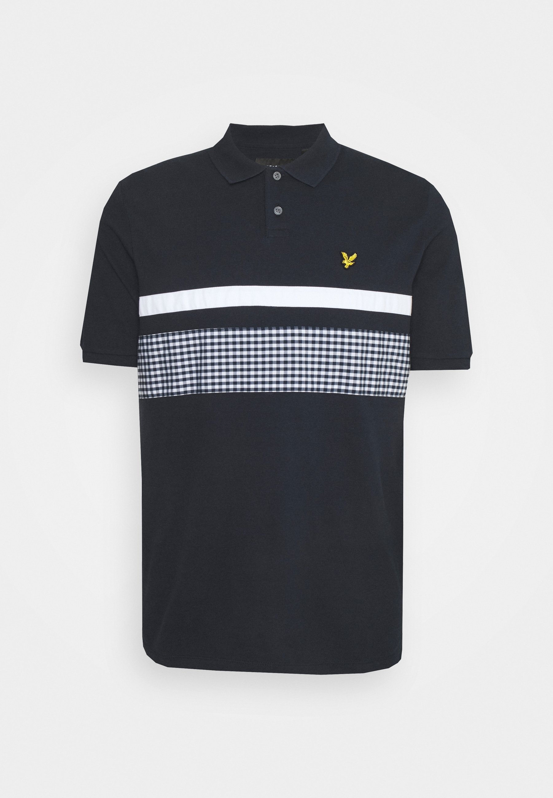 Lyle \u0026 Scott GINGHAM YOKE STRIPE - Polo 