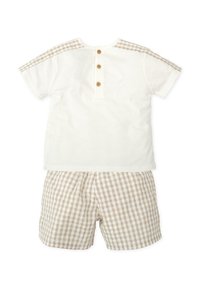 Tutto Piccolo CONJUNTO 2 PZAS - Camiseta estampada - arena