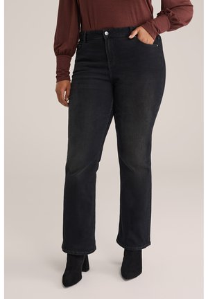 CURVE - Jeans bootcut - black