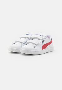 Puma SMASH 3.0 UNISEX - Tenisice - white/club red/club navy