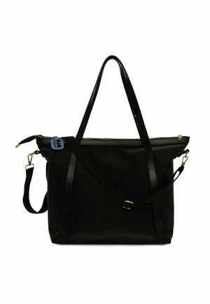 WITH BELT DETAIL - Bolso shopping - black