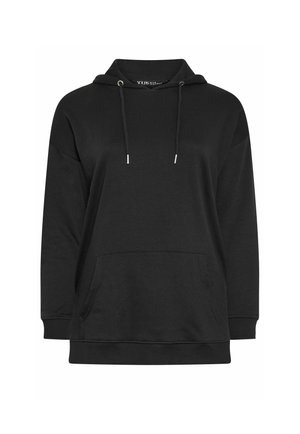 Yours Clothing, PLUS SIZE SWEATSHIRTS & HOODIES - Felpa con cappuccio - black