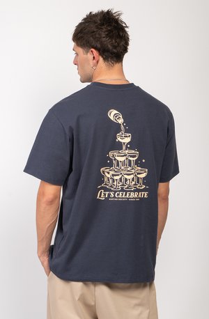 UNISEX - T-shirt imprimé - navy