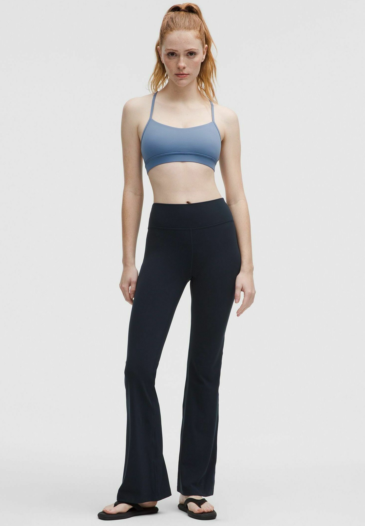 lululemon GROOVE NULU™ HIGH-RISE FLARED REGULAR - Leggings - dark