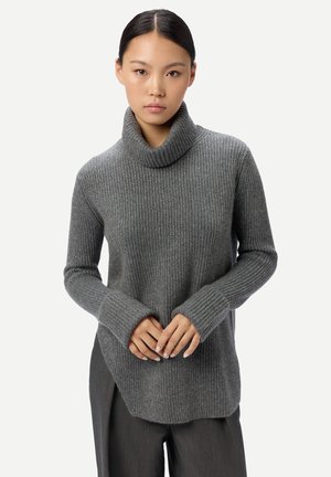 DETACHABLE COLLAR - Pullover - stone gray