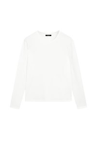 LONG SLEEVE WITH SEAM DETAIL - Maglietta a manica lunga - white