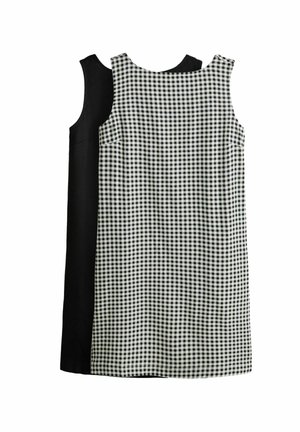 REGULAR FIT - 2 PACK - Jurk - gingham black