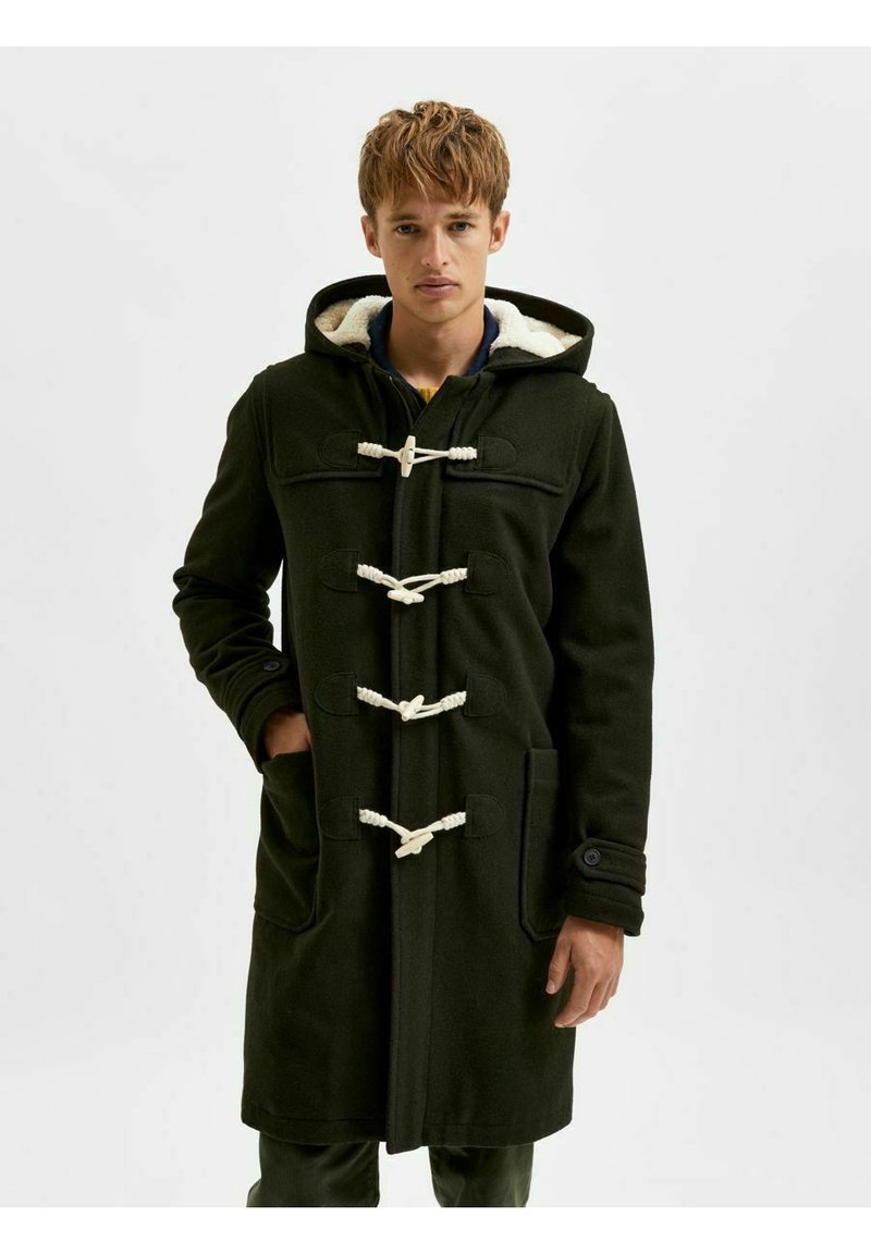 Selected Homme SLHEINFIELD DUFFLE COAT Classic coat olive night