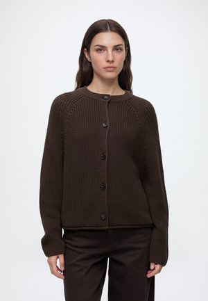 Marc O'Polo, LONGSLEEVE - Cardigan - burnt coffee