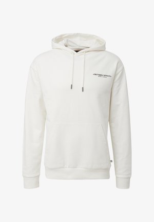 QS, Sweat à capuche - weiß