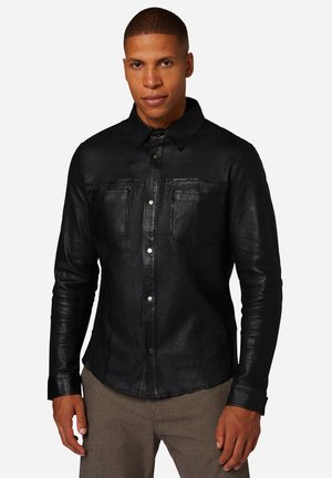 Leather jacket - schwarz