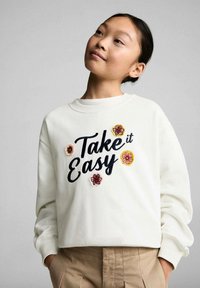 Mango Kids - Športni pulover - white Miniaturna slika 1
