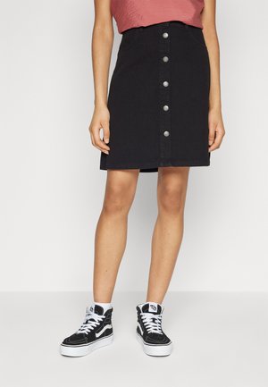 ONLFARRAH BOX  - A-line skirt - black denim