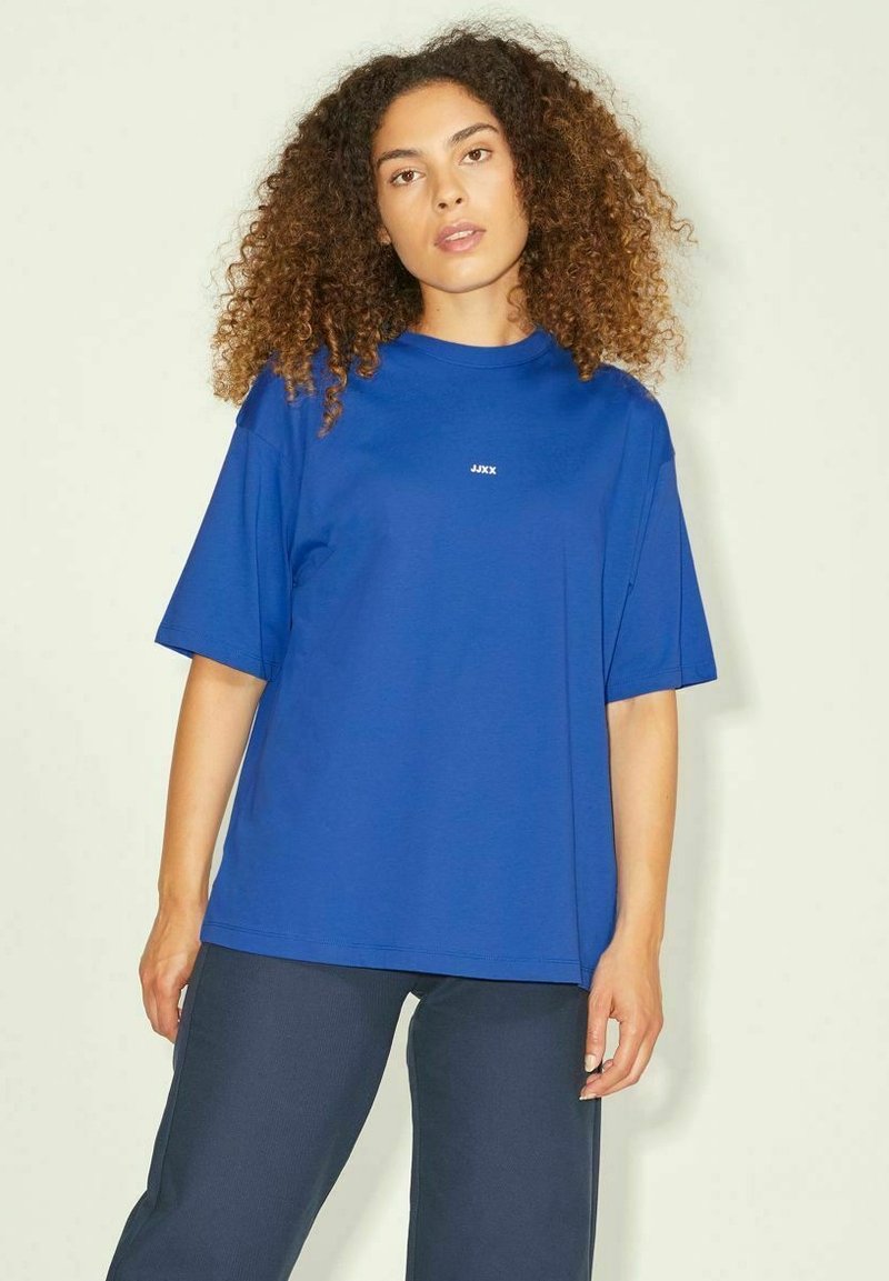 JJXX JXANDREA LOOSE LOGO TEE - T-shirt básica - blue iolite