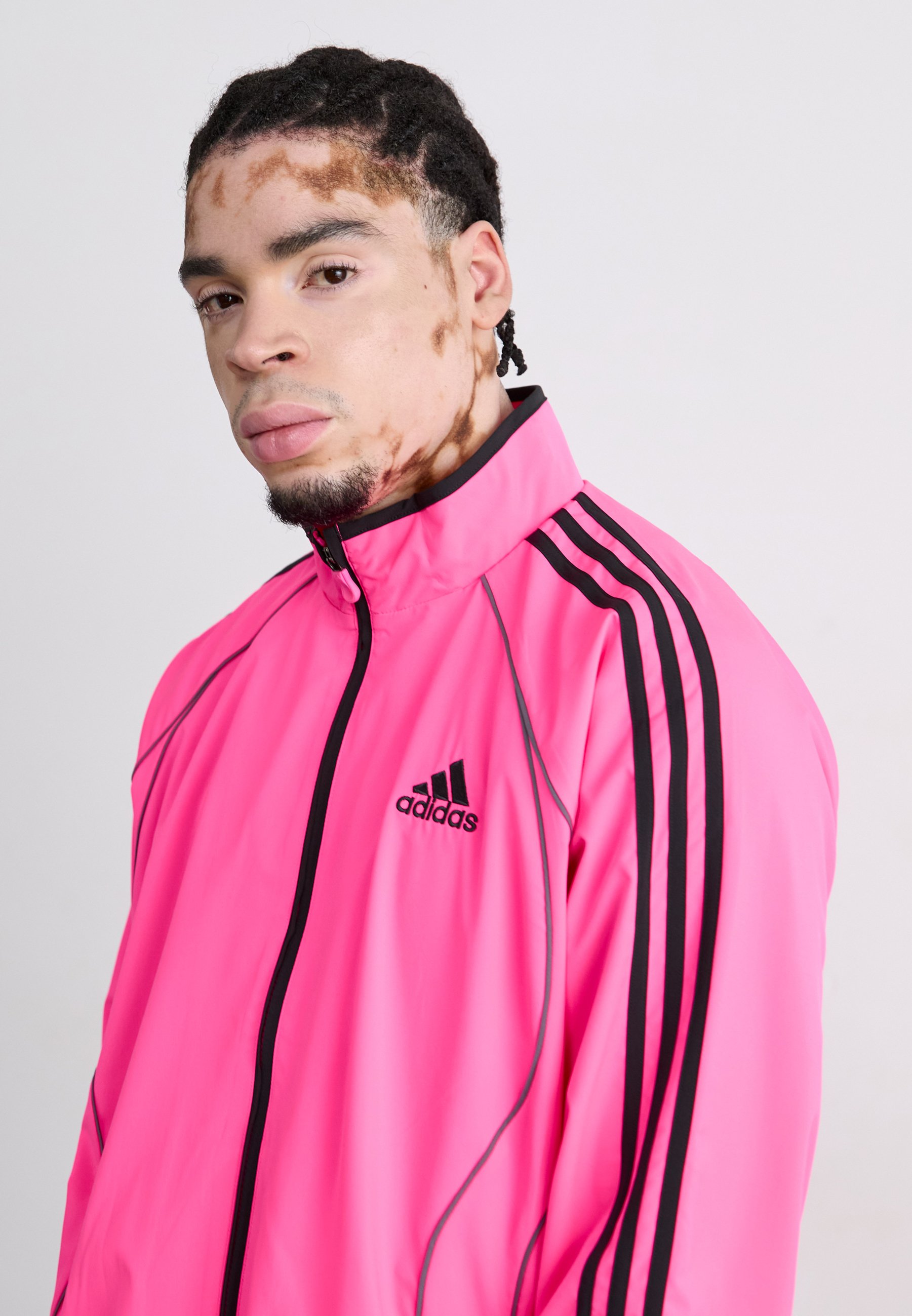 adidas Originals TEAMGEIST - Training jacket - lucid pink/black