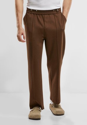 BUTTONS - Trousers - brown