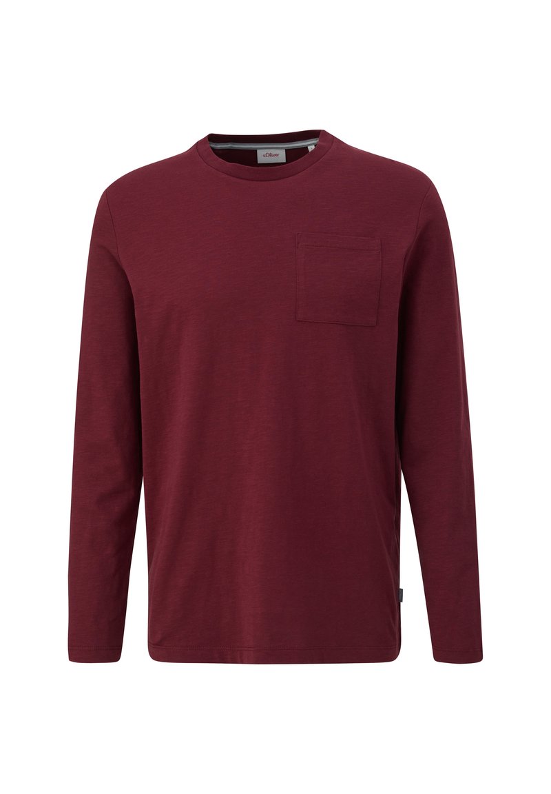 s.Oliver Longsleeve donkerrood
