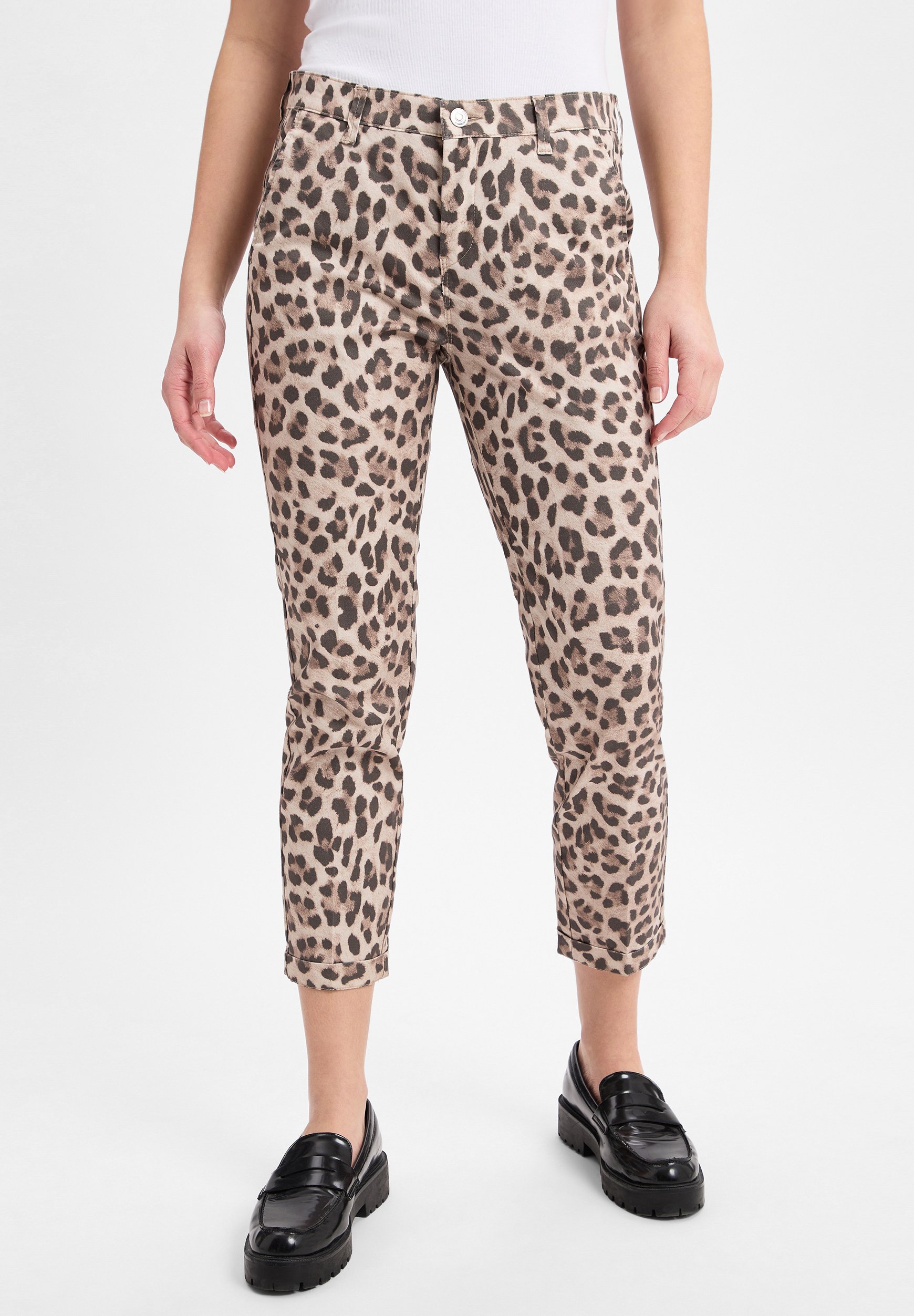 MAC Jeans Chino taupe schwarz/grigio talpa Zalando