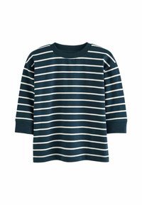 Next STRIPE REGULAR FIT - Langarmshirt - navy blue white