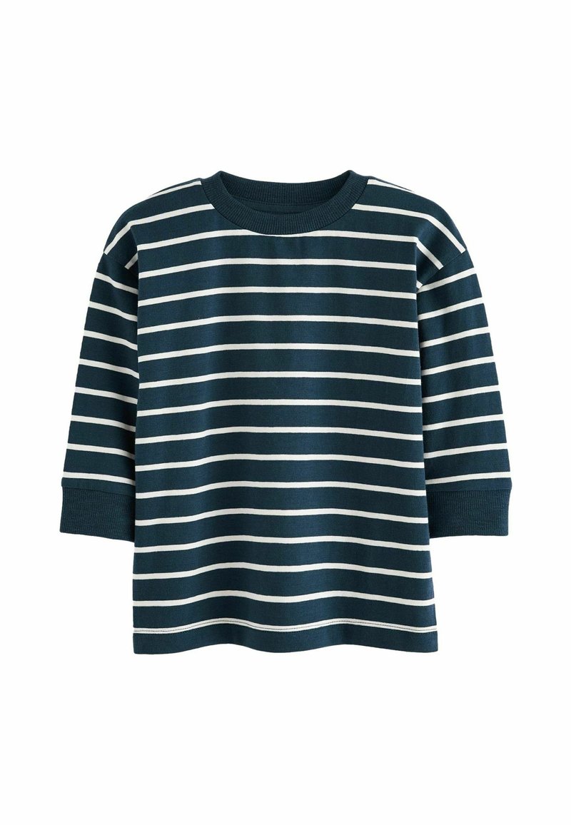 Next STRIPE REGULAR FIT - Langarmshirt - navy blue white