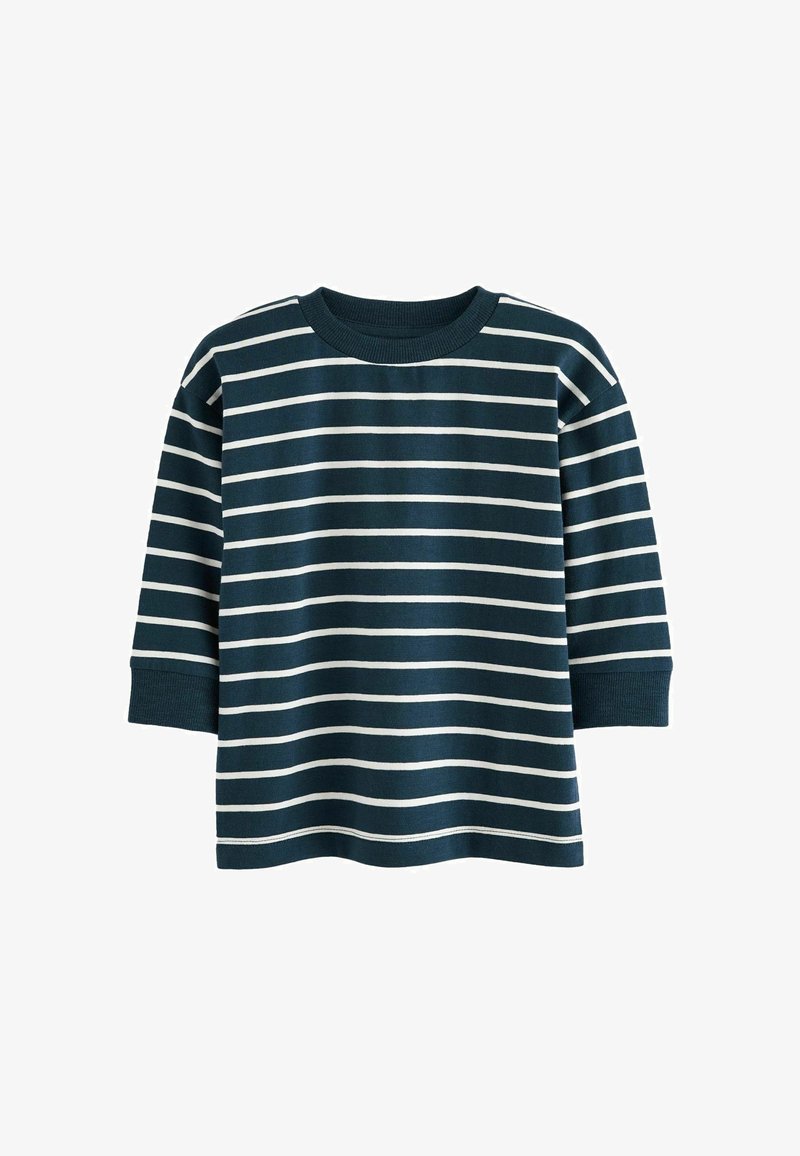 Next STRIPE REGULAR FIT - Langarmshirt - navy blue white