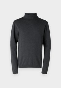 BASIC ROLL - Jumper - dark grey melange
