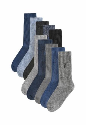 10 PACK  - Sokken - blue grey twisted