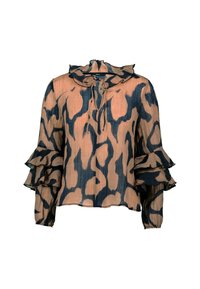zero CRINKLE MIT VOLANTS - Blouse - blackcamel