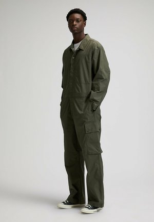 WORKWEAR_UNIONALL - RELAXED FIT - Tuta in denim - oak_moss