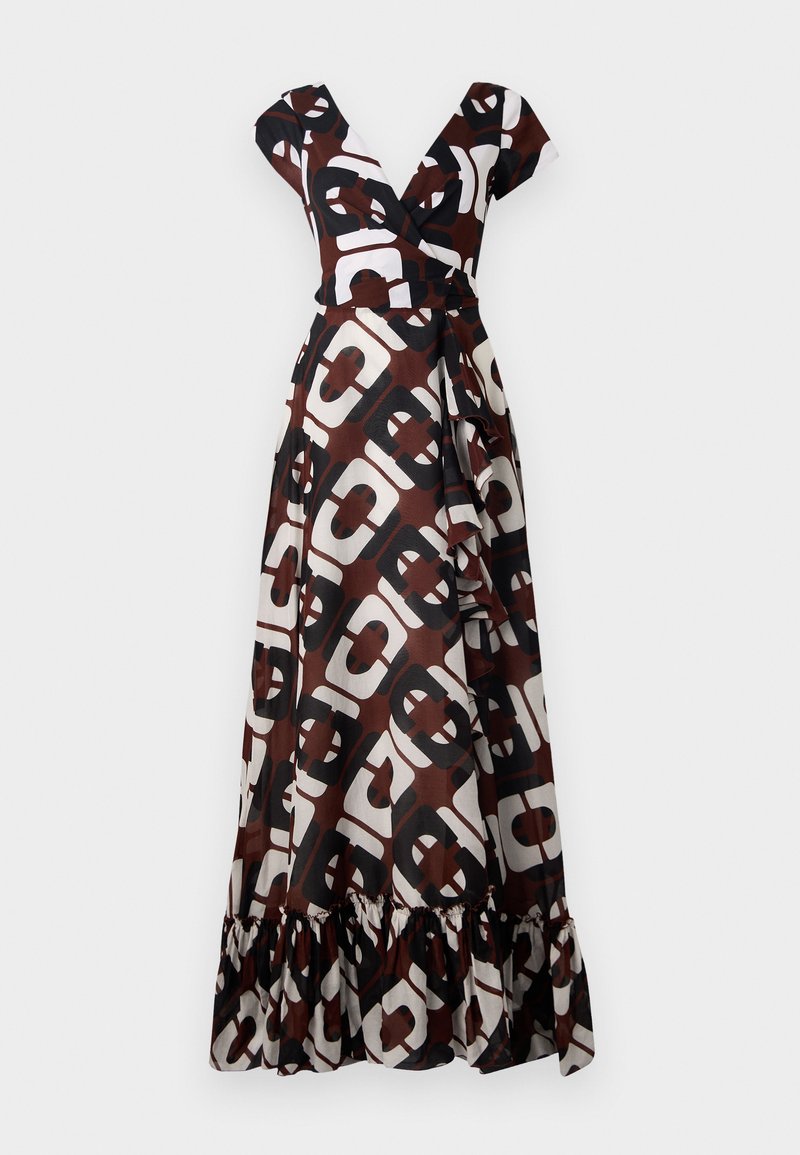 Diane von Furstenberg Maxi-jurk donkerbruin