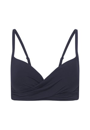 SEA LEVEL ESSENTIALS CROSS FRONT MOULDED - Bikini pezzo sopra - night sky