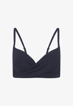 SEA LEVEL ESSENTIALS CROSS FRONT MOULDED - Bikini pezzo sopra - night sky