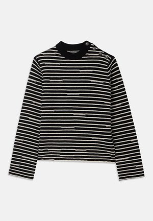 SPIKY STRIPES - Vesta - black