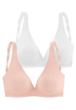 LASCANA, Triangle bra - rose/weiß