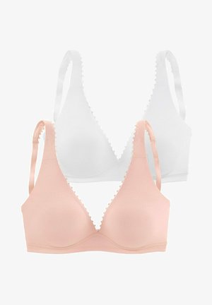 LASCANA, Triangle bra - rose/weiß