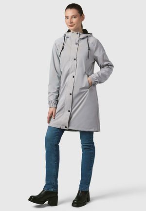 HUSTY RAINY - Vízálló dzseki - light grey melange