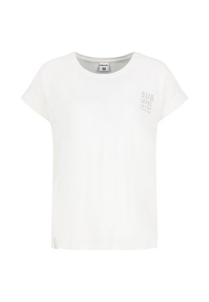Print T-shirt - weiß