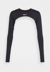 WOMENS SLEEVES - Topper langermet - black