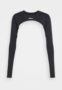 Nebbia WOMENS SLEEVES - Tops ar garām piedurknēm - black