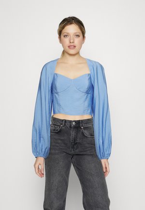 Gina Tricot THERESA BLOUSE - Μπλούζα - cornflower blue