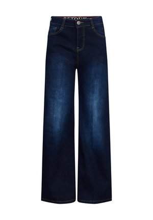CELESTE - Flared Jeans - dark blue denim
