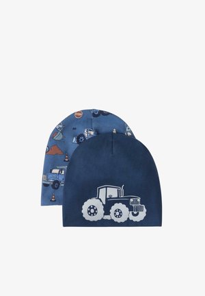 Lindex, LINDEX 2-PACK LINED BEANIES LINDEX UNISEX - Huer - light dusty blue