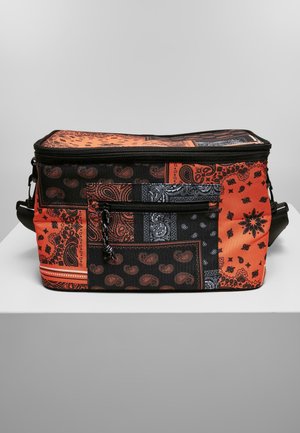 Urban Classics BANDANA PATCHWORK COOLING  - Bandolera - black orange