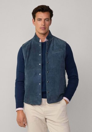 Hackett London Anzugweste - royal blue